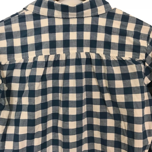 Madewell Blue and White Checkered Blouse - Picture 7 of 10